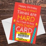 Funny Happy Birthday Card Joke Reduced Cheap Birthday Card