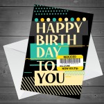 Funny Birthday Card Happy Birthday Novely Celebration Cards 