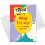 Funny Birthday Card Multipack of 30 Joke Birthday Cards