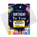 Funny Birthday Card Multipack of 30 Joke Birthday Cards