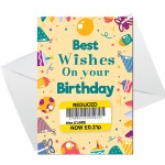 Funny Birthday Card Multipack of 30 Joke Birthday Cards