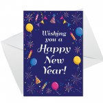 New Year Cards Multipack pack of 12 Happy New Year Cards