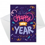 New Year Cards Multipack pack of 12 Happy New Year Cards