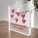 Gift For Nan Nanny Grandma Nana Personalised Acrylic Block