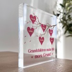 Gift For Nan Nanny Grandma Nana Personalised Acrylic Block