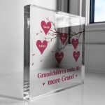 Gift For Nan Nanny Grandma Nana Personalised Acrylic Block