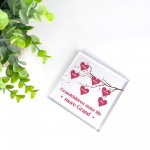 Gift For Nan Nanny Grandma Nana Personalised Acrylic Block