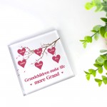 Gift For Nan Nanny Grandma Nana Personalised Acrylic Block