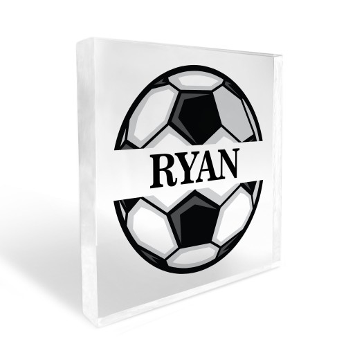 Personalised Football Sign For Son Brother Dad Football Player