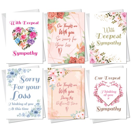 Sympathy Cards Pack of 30 Sympathy Cards Condolence Bereavement 