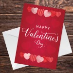 Valentines Day Card Cute Stripe Valentine Card For Girlfriend 