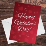 Valentine's Day Card Husband Wife Boyfriend Girlfriend Cute Card