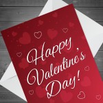 Valentine's Day Card Husband Wife Boyfriend Girlfriend Cute Card