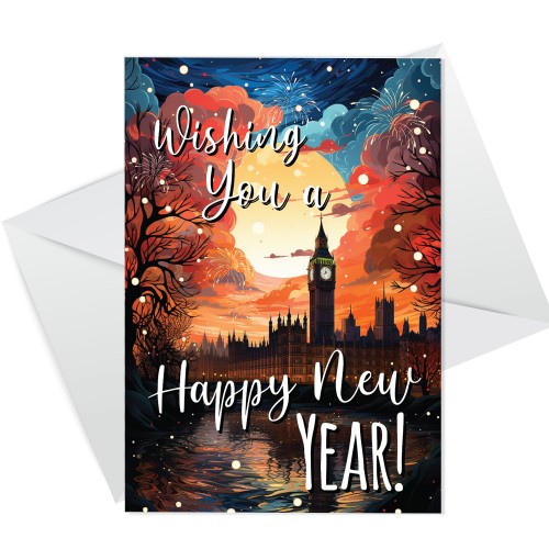 Happy New Year Card For Family New Year Card For Friends