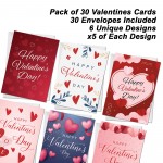 Valentine's Day Cards Pack of 30 Multipack Happy Valentines Day 