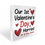 1st Valentines Day Married Gift Personalised Valentines Gift