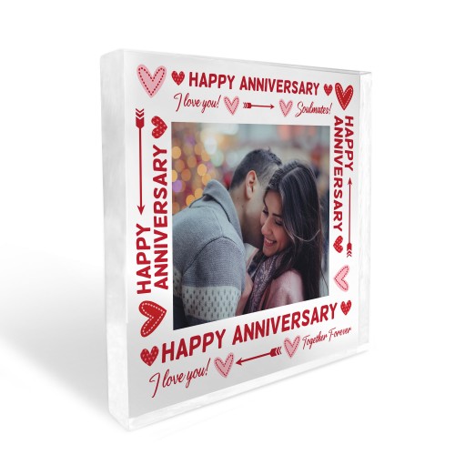 Anniversary Gifts For Husband Wife Boyfriend Personalised Plaque