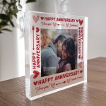 Anniversary Gifts For Husband Wife Boyfriend Personalised Plaque