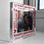 Anniversary Gifts For Husband Wife Boyfriend Personalised Plaque