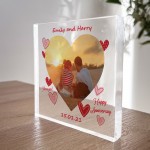 Personalised Photo Block 1st 2nd 10th 20th Anniversary Gift