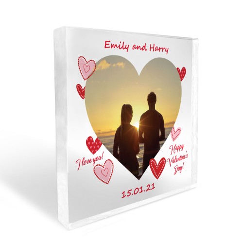 Personalised Valentines Gifts For Boyfriend Girlfriend Plaque