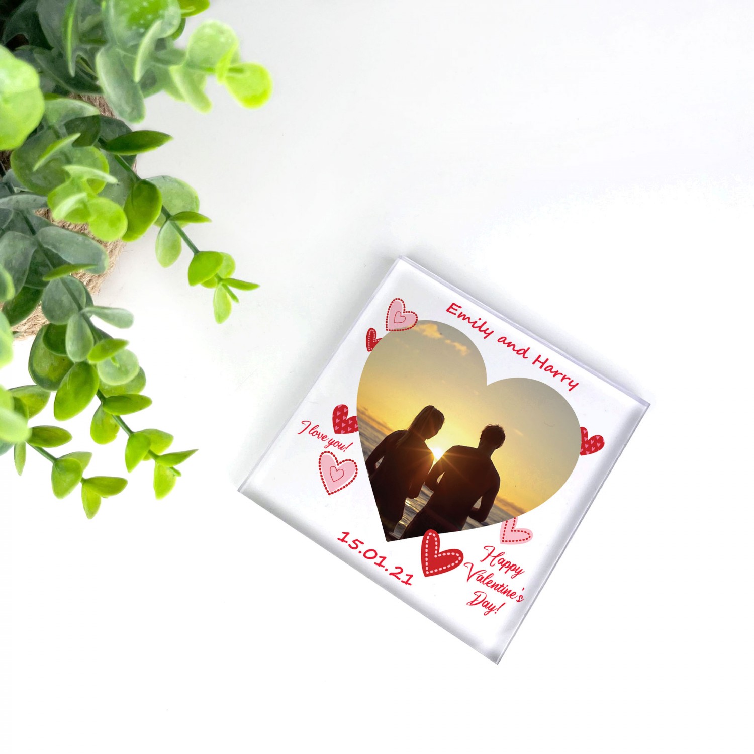 Personalised Valentines Gifts For Boyfriend Girlfriend Plaque