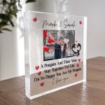 PERSONALISED Penguin Gifts for Her Him Girlfriend Boyfriend Wife