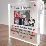 PERSONALISED Penguin Gifts for Her Him Girlfriend Boyfriend Wife