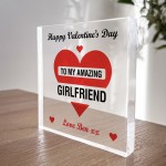 Valentines Gift For Girlfriend Personalised Amazing Girlfriend