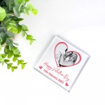 Happy Valentines Day Gift Personalised Photo Block Couple Gifts