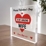 Valentines Gift For Wife Personalised Amazing Wife Gifts