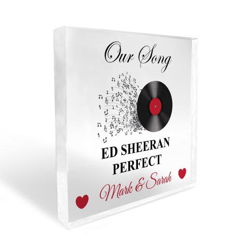 PERSONALISED Our Song First Dance Anniversary Present Valentines