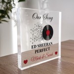 PERSONALISED Our Song First Dance Anniversary Present Valentines