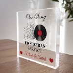 PERSONALISED Our Song First Dance Anniversary Present Valentines