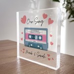 Valentines Gifts For Him Her PERSONALISED Our Song Plaque