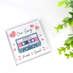 Valentines Gifts For Him Her PERSONALISED Our Song Plaque