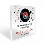 Our Song Plaque First Dance Anniversary Gift PERSONALISED