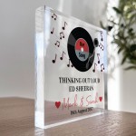 Our Song Plaque First Dance Anniversary Gift PERSONALISED