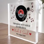 Our Song Plaque First Dance Anniversary Gift PERSONALISED