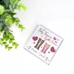 PERSONALISED Valentines Day Gift Acrylic Block Gifts for Him Her