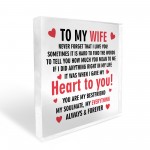 Wife Gifts For Valentines Day Anniversary Acrylic Gift For Wife