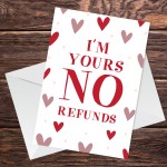 Funny Anniversary Valentines Day Joke Card For Boyfriend