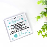 The Day I Met You Gift For Boyfriend Acrylic Block Valentine's