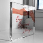 Dear Boyfriend I Love You Cute Romantic Anniversary Valentines