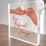 Dear Boyfriend I Love You Cute Romantic Anniversary Valentines