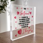 Dear Girlfriend Choose You Cute Romantic Anniversary Valentines