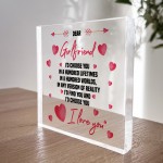 Dear Girlfriend Choose You Cute Romantic Anniversary Valentines