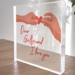 Dear Girlfriend I Love You Cute Romantic Anniversary Valentines