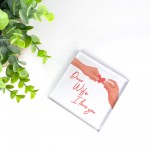 Dear Wife I Love You Cute Romantic Anniversary Valentines