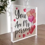 Couple Gifts Anniversary Birthday Acrylic Plaque For Him Her